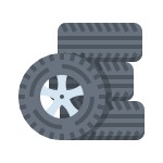 Stack Of Tires Icon